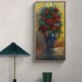 Kırmızı Güller Şarkısı Yağlı Boya Tablosu