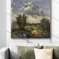 Time by the Lake Oil Painting