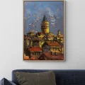 Galatanın Yankısı Yağlı Boya Tablosu