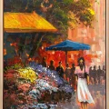 Among the Florists Oil Painting