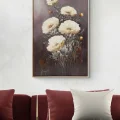 Flowers Blooming to Time Oil Painting