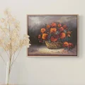 Velvet Flower in the Basket Oil Painting