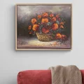 Velvet Flower in the Basket Oil Painting
