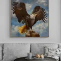 Kartalın Zirvesi Yağlı Boya Tablosu
