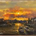 Toward Evening on the Bosphorus Oil Painting