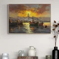End of Day on the Bosphorus Oil Painting