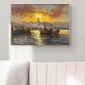 End of Day on the Bosphorus Oil Painting