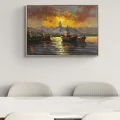 End of Day on the Bosphorus Oil Painting