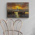 End of Day on the Bosphorus Oil Painting