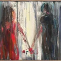 Time Passing Hand in Hand Oil Painting