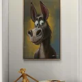 My Donkey Friend Oil Painting
