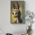 My Donkey Friend Oil Painting