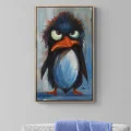 The Angry Penguin Oil Painting