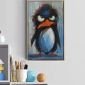 The Angry Penguin Oil Painting