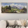 Beyond the Meadows Oil Painting