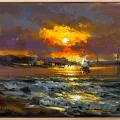 A Memory from the Shore Oil Painting