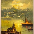 From the Pier to the Bosphorus Oil Painting