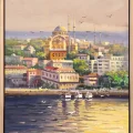 İstanbul’un Sessizliği Gün Yağlı Boya Tablosu