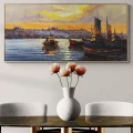 Sessiz İstanbul Boğazı Yağlı Boya Tablosu