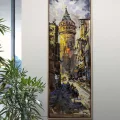 Galata Bir Sokak Yağlı Boya Tablosu