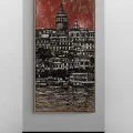 Galata’dan Yansıyan Yağlı Boya Tablosu