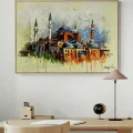 İhtişamlı Ayasofya Cami Yağlı Boya Tablosu