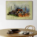 İhtişamlı Ayasofya Cami Yağlı Boya Tablosu