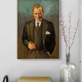 Ufka Bakan Lider Yağlı Boya Tablosu