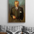 Ufka Bakan Lider Yağlı Boya Tablosu