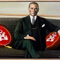 Cumhuriyetin Yüzü Atatürk Yağlı Boya Tablosu