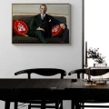 Cumhuriyetin Yüzü Atatürk Yağlı Boya Tablosu