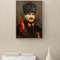Gazi Atatürk Yağlı Boya Tablosu