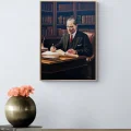 Mustafa Kemal ve Sözleri Yağlı Boya Tablosu