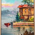 İstanbul Bir Yalı Yağlı Boya Tablosu