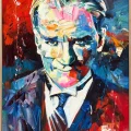 Atatürk’ün Ruhu Yağlı Boya Tablosu