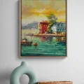 Waterside Mansions of Istanbul Oil Painting