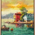 Waterside Mansions of Istanbul Oil Painting