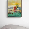 Waterside Mansions of Istanbul Oil Painting