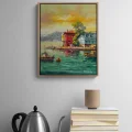 Waterside Mansions of Istanbul Oil Painting