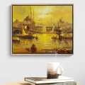 Eminönü’nde Bir Gün Yağlı Boya Tablosu