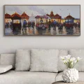 Street Flavors of Eminönü Oil Painting