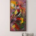 The Colorful Bird Oil Painting