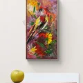 The Colorful Bird Oil Painting