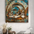 Whirling in the Mevlevi Lodge Oil Painting