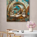 Whirling in the Mevlevi Lodge Oil Painting