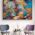 Spheres Among Colors Oil Painting