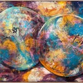 Spheres Among Colors Oil Painting