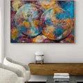 Spheres Among Colors Oil Painting