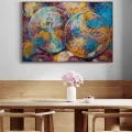 Spheres Among Colors Oil Painting