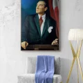 Atatürkün İzinde Yağlı Boya Tablosu
